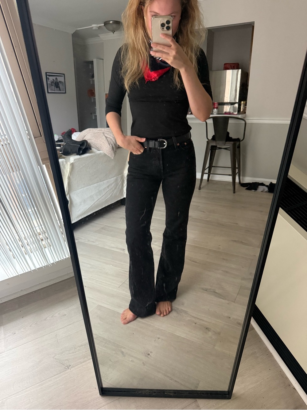 Levi’s Wedgie Bootcut Jeans in Black